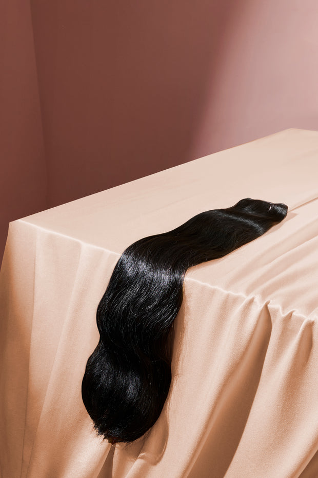 Jet Black Cambodian Wavy (Pre-Dyed)