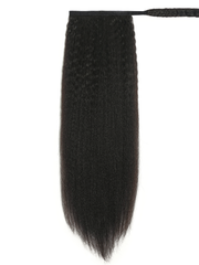 Kinky Straight Velcro Wrap Around Ponytail